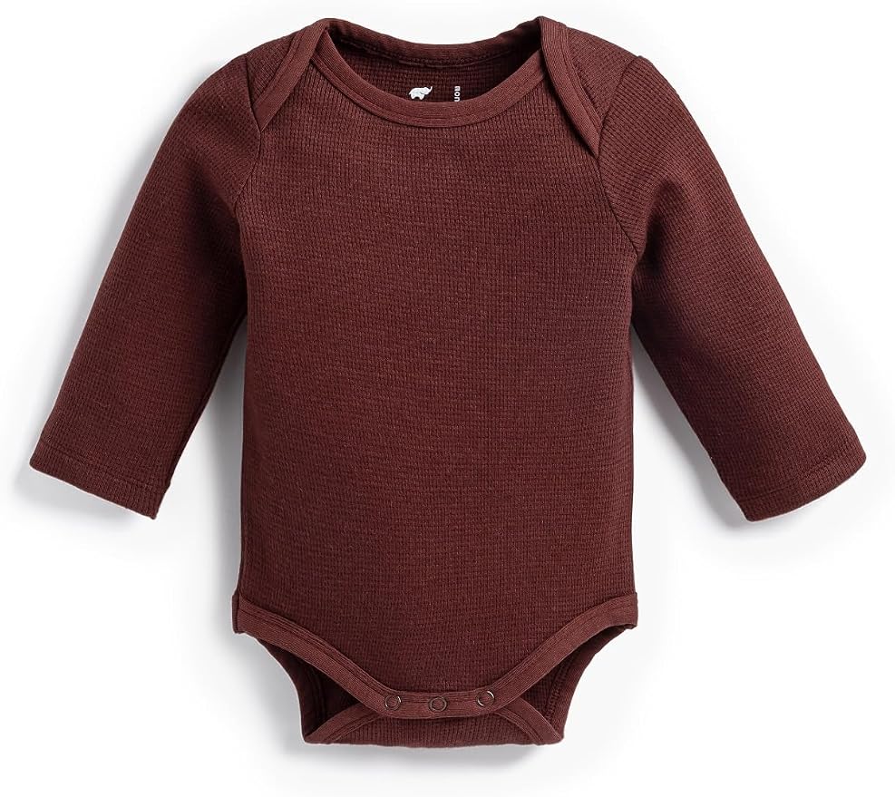 MONICA + ANDY Baby Organic Long Sleeve Jack and Jill Bodysuit - Image 3