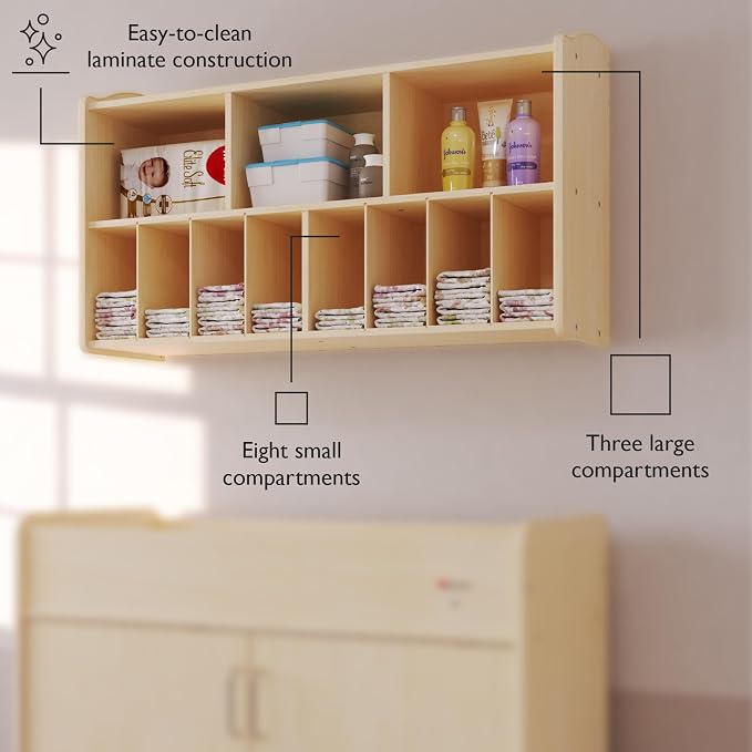 Foundations SafeSwing Changing Table and Wall Organizer 2-Piece Set - Image 7