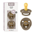BIBS Pacifiers Colour Collection | Natural Rubber Baby Pacifier | Set of 2 by BIBS