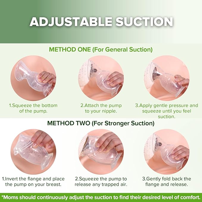 haakaa Silicone Breast Pump & Silicone Cap 5oz/150ml - Image 4