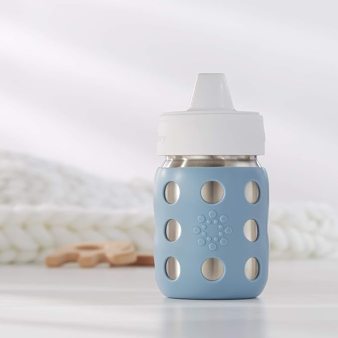 Lifefactory 8-Ounce Stainless-Steel Vacuum-Insulated Wide-Neck Baby Bottle - Image 8