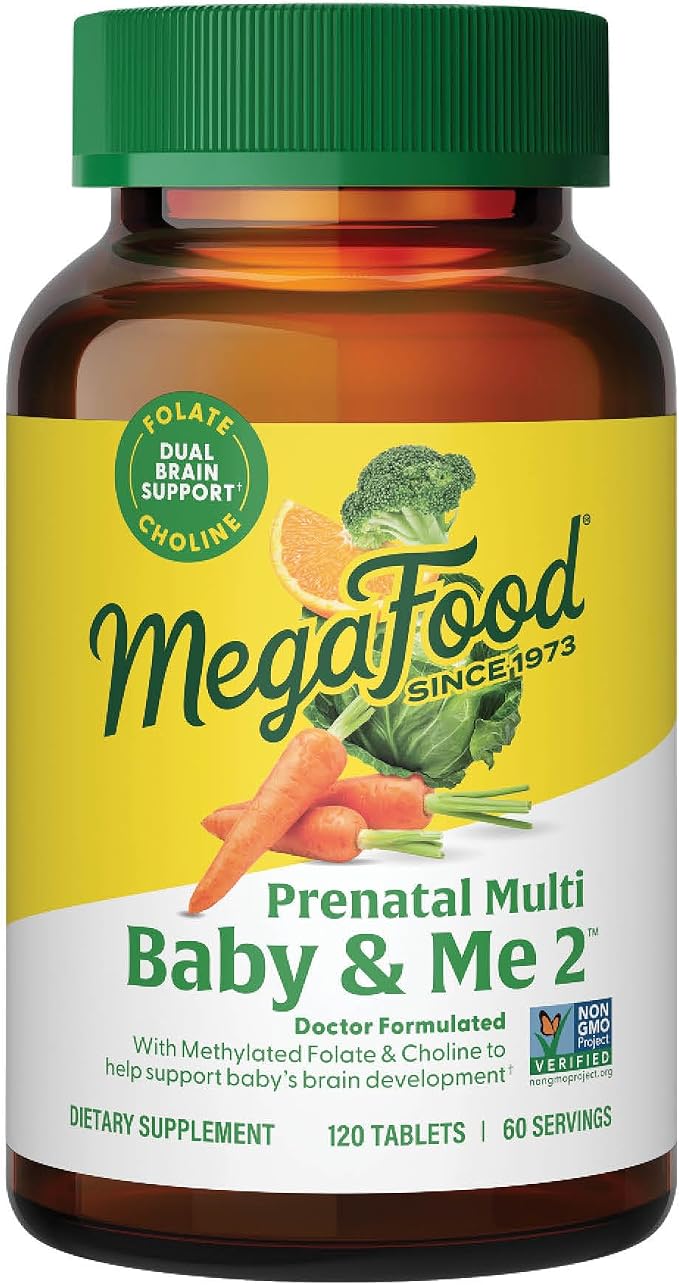 MegaFood Baby & Me 2 Prenatal Vitamin and Minerals by MegaFood