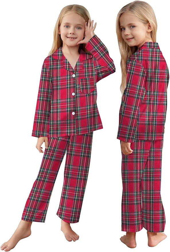 Schbbbta Family Matching Pajamas Holiday Sleepwear Long Sleeve Pjs Sets - Image 7