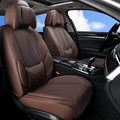 Coverado Front and Back Seat Covers 5 Pieces, Waterproof Nappa Leather Auto by COVERADOAUTO