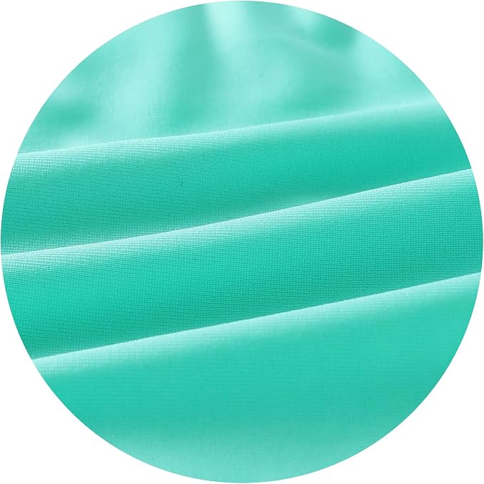 YOUNGER TREE Toddler Girls Two Pieces Swimsuit Color Block Stripe Swimwear - Image 6