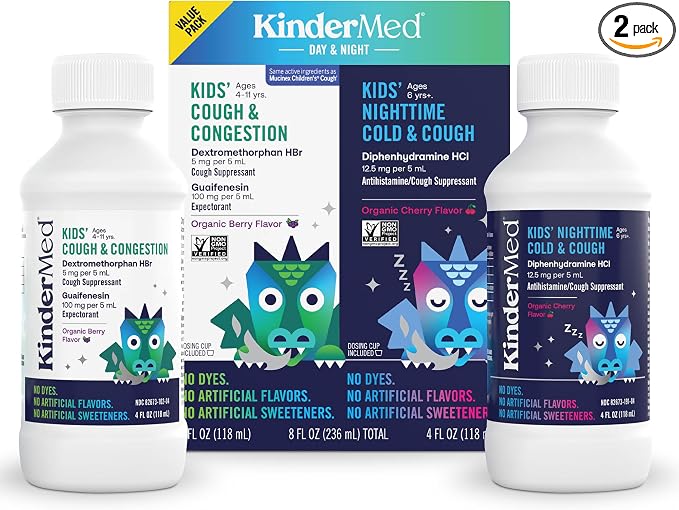 KinderMed Kids' Cough Day & Night Value Pack by Kinderfarms