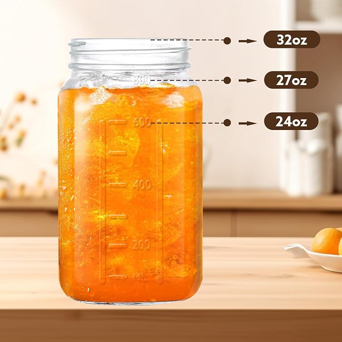 Breast Milk Pitcher, 32 OZ Mason Jar Pitcher - Image 8