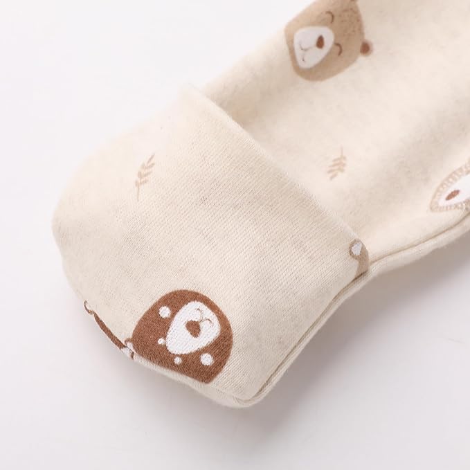 O2 BABY Baby Boys Girls Organic Cotton Zip-Front Sleeper Pajamas, Footed Sleep - Image 3