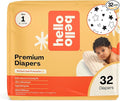 Hello Bello Diapers, Size 1 Superstars, Hypoallergenic by HelloBello