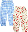 MYGBCPJS Baby Boys Girls Cotton Linen Trousers Kids Casual Ankle Pants Loose by MYGBCPJS