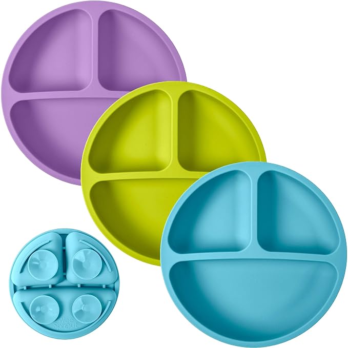 WeeSprout Suction Plates for Babies & Toddlers by WeeSprout