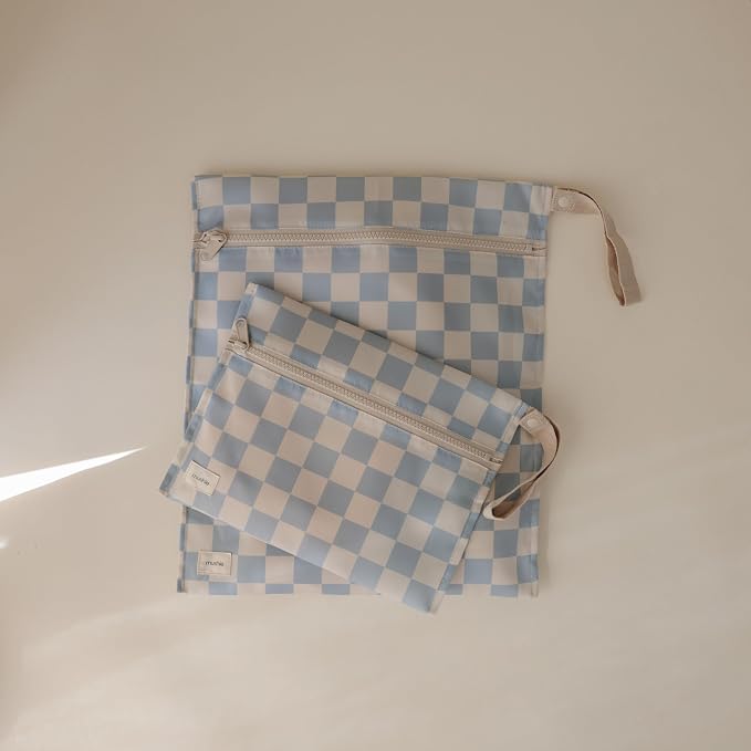 mushie Water Resistant Wet Bags | Large & Small Reusable Storage Bag - Image 3