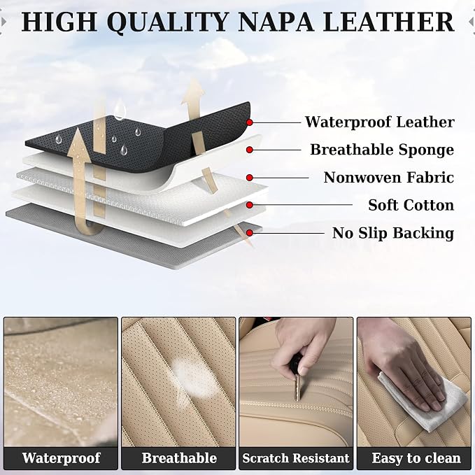 Coverado Front and Back Seat Covers - Image 8