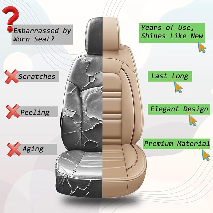 Seat Cover for Nissan Car Frontier 1998-2025 | Car Seat Covers Front Seats - Image 6