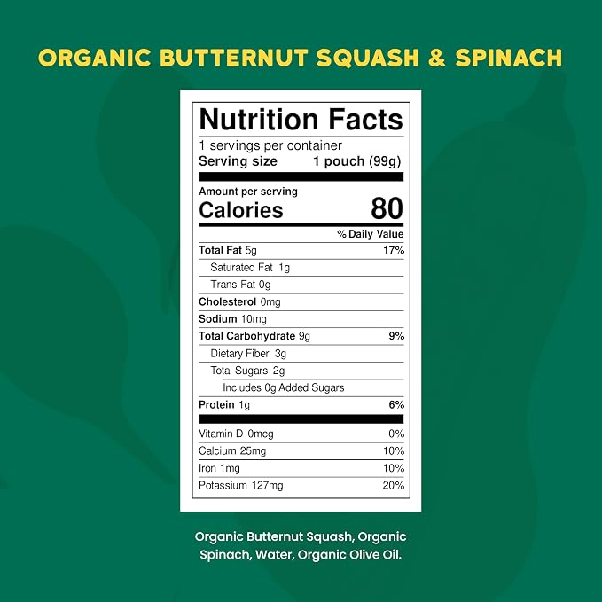 Serenity Kids 6+ Months Veggie Puree Baby Food Pouches - Image 2
