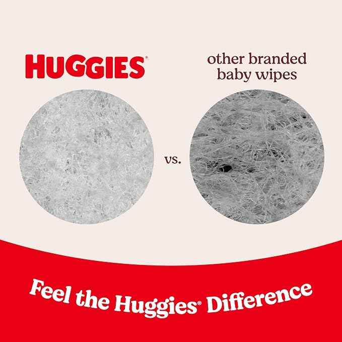 Huggies Skin Essentials Baby Wipes, Hypoallergenic, 99% Water, 6 Flip Top Packs - Image 6