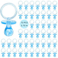72 Pcs Baby Shower Pacifiers, 2.75’’ Plastic Pacifiers by XINHUIDALSQ