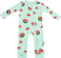 KYTE BABY Unisex Rayon Made From Bamboo Zippered Rompers 0-24 Months by KYTEBABY
