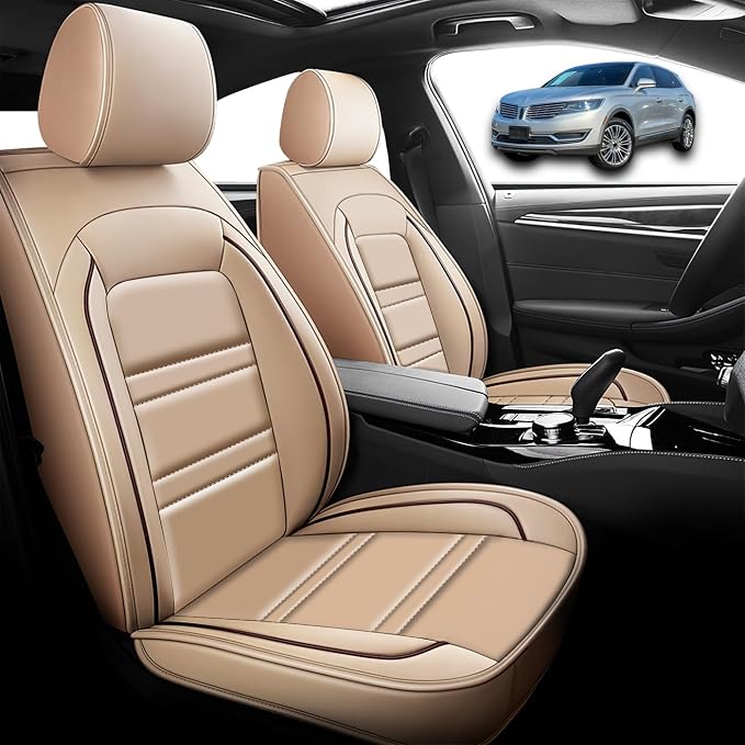 Seat Cover for Lincoln mkx 2007-2018 | Car Seat Covers Front Seats, Waterproof - Image 2