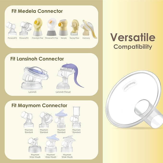 Maymom MyFit Crater Series 16mm Two-Piece Design Small Breastshield Compatible - Image 8