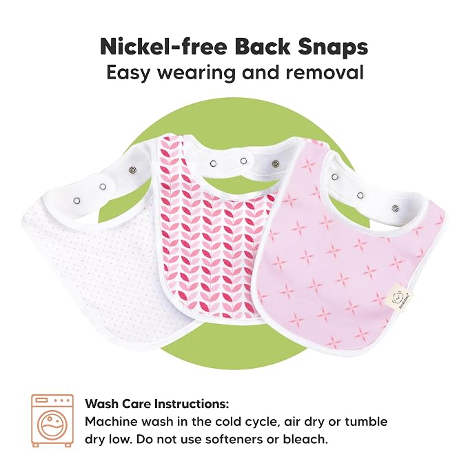8-Pack Organic Baby Bibs for Boys, Girls - Image 9