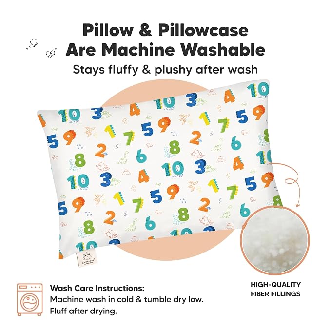 Toddler Pillow with Pillowcase - Image 4