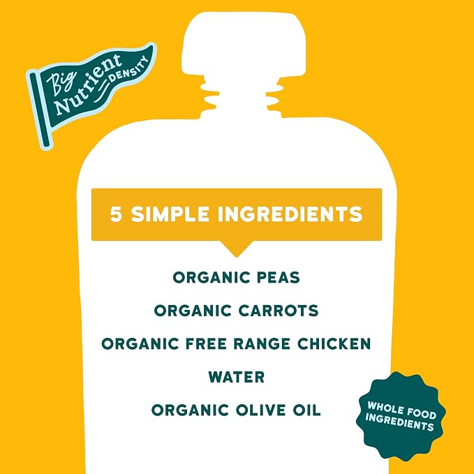Serenity Kids 6+ Months Baby Food Chicken Pouch Puree - Image 2