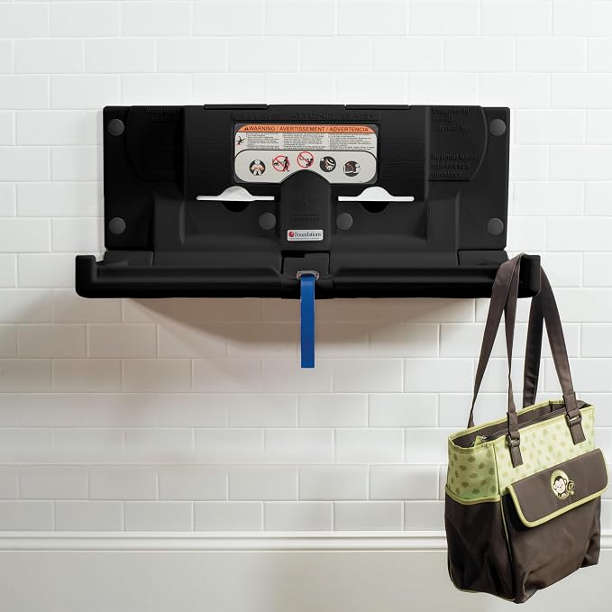 Foundations Classic Horizontal Baby Changing Station w/EZ Mount Backer Plate - Image 7