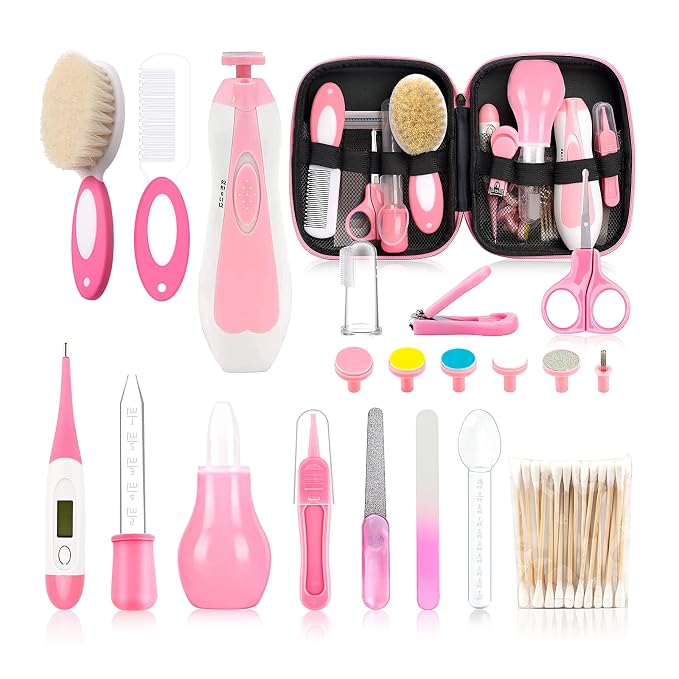 Infant Grooming Essentials: Electric Safety Nail Trimmer, Nasal Aspirator - Image 9