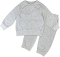HonestBaby Baby 2-Piece Cozy Velour 100% Organic Cotton Sweatshirt and Jogger by HonestBaby