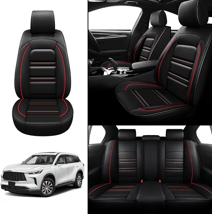 Seat Covers for Infiniti qx60 2014-2025 | 5-Seats Leather Seat Covers - Image 2
