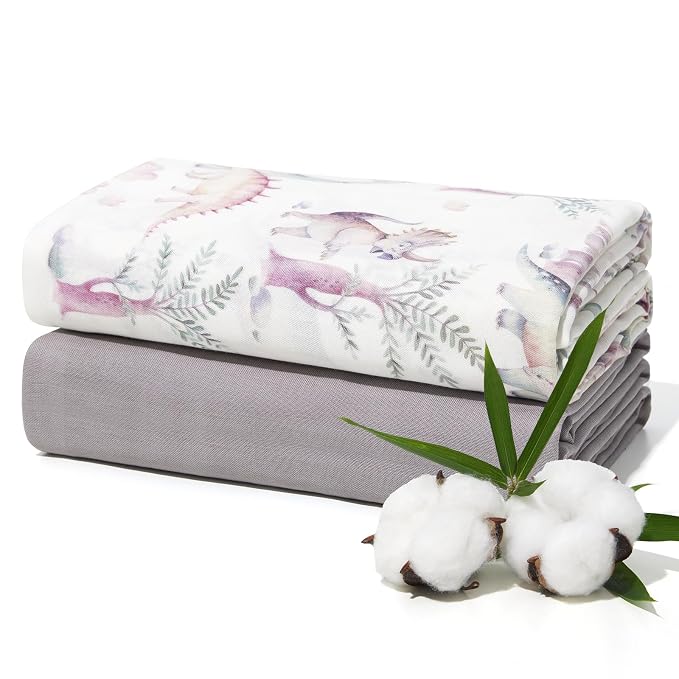 Momcozy Muslin Swaddle Blankets, Ultra Soft Neutral Registry Essentials by Momcozy
