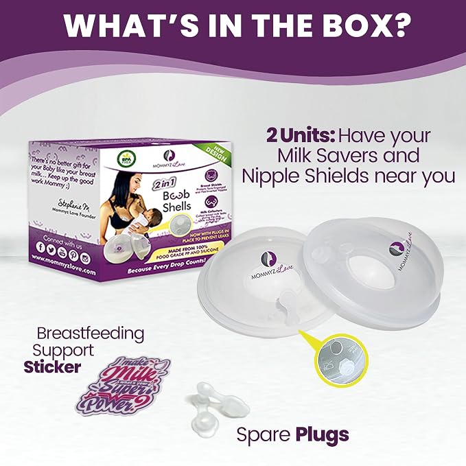 Mommyz Love Breast Shells & Milk Catcher - Image 2