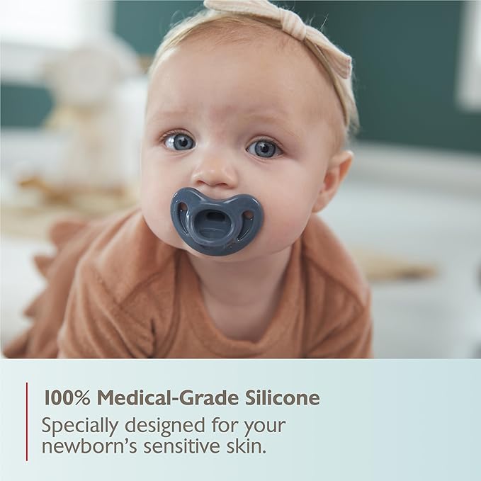 NUK Timeless Comfy Pacifier | 100% Silicone, One-Piece Design | BPA-Free - Image 10