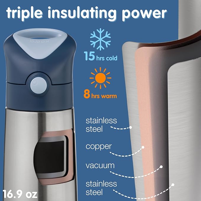 b.box 16.9 oz Insulated Water Bottle - Image 4