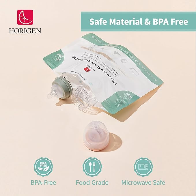 6 Bags Microwave Bottle Bags, Reusable Microwave Steam Bags, Large Portable - Image 4