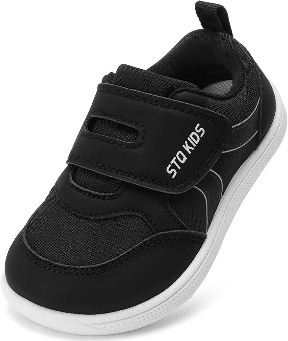 Toddler Wide Toe Box Barefoot Shoes Boys Girls Sneakers Kids Tennis Shoes by STQKIDS