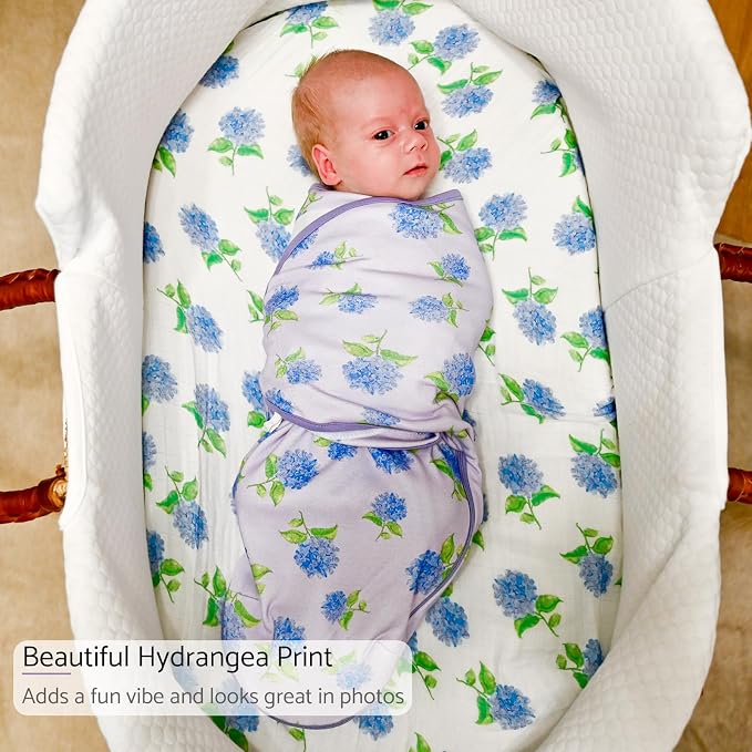 LollyBanks Baby Swaddles 100% Organic Cotton, 3-6 Months Baby Girl Swaddles - Image 3