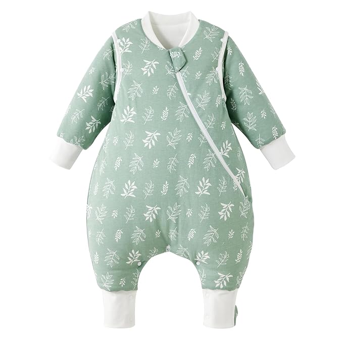 Duomiaomiao 3.5 TOG Toddler Sleep Sack 6-12 Months 100% Cotton Winter Side Open by DuoMiaoMiao