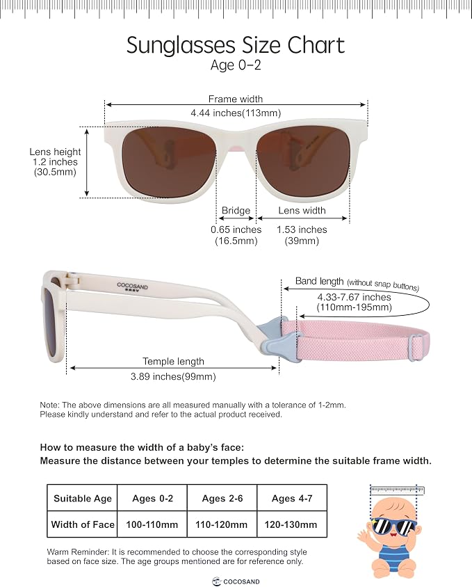 COCOSAND Flexible Baby Sunglasses - Image 5