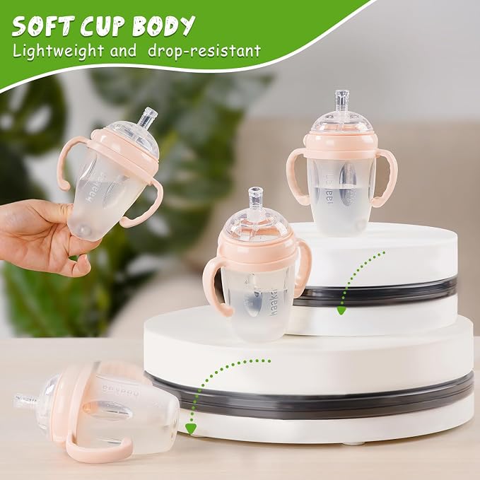 haakaa Weighted Straw Cup Sippy Cup - Image 9