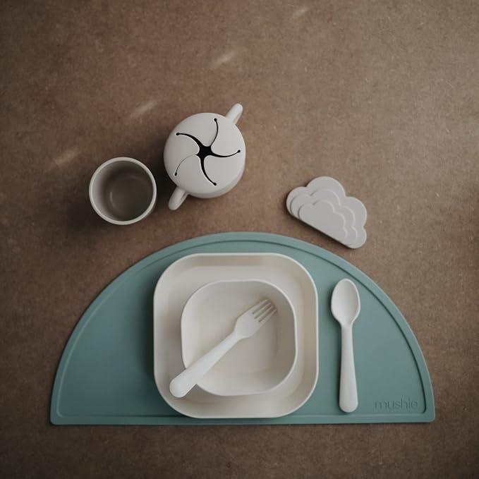 mushie Flatware Fork and Spoon Set - Image 2