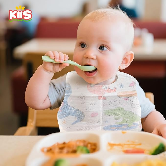 KIIS Disposable Baby Bibs for Baby Boys and Girls - Image 2