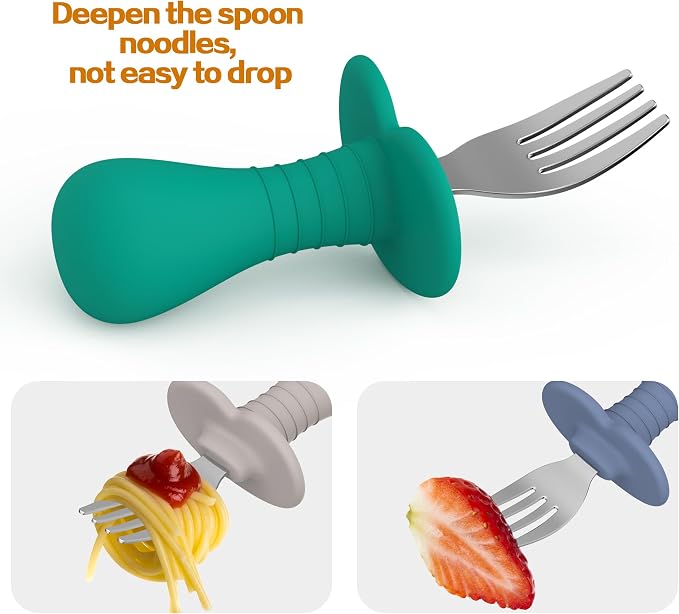 4Pcs Toddler Forks Baby Forks Set - Image 6
