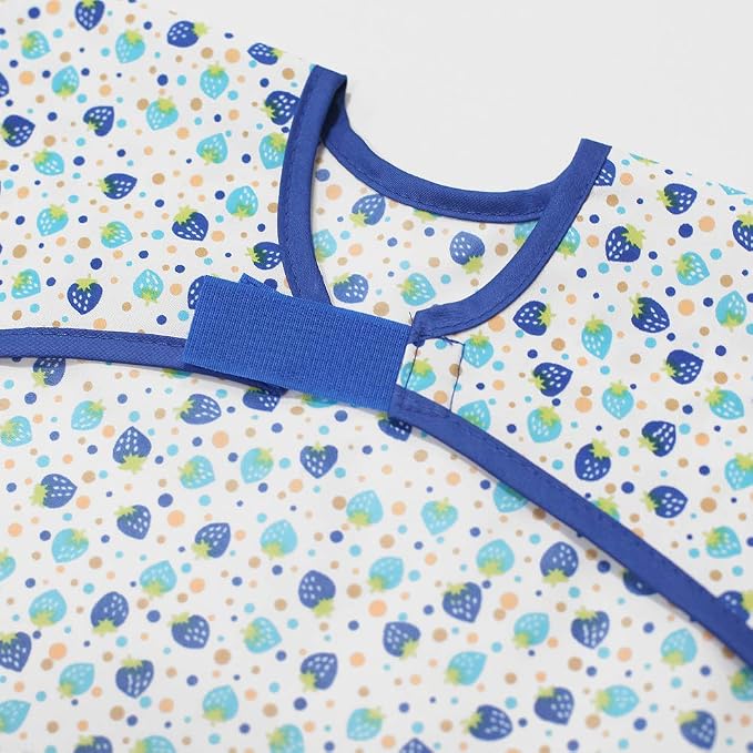 Long Sleeve Waterproof Bib for Toddlers – Feeding Smock for Baby Mealtime - Image 3