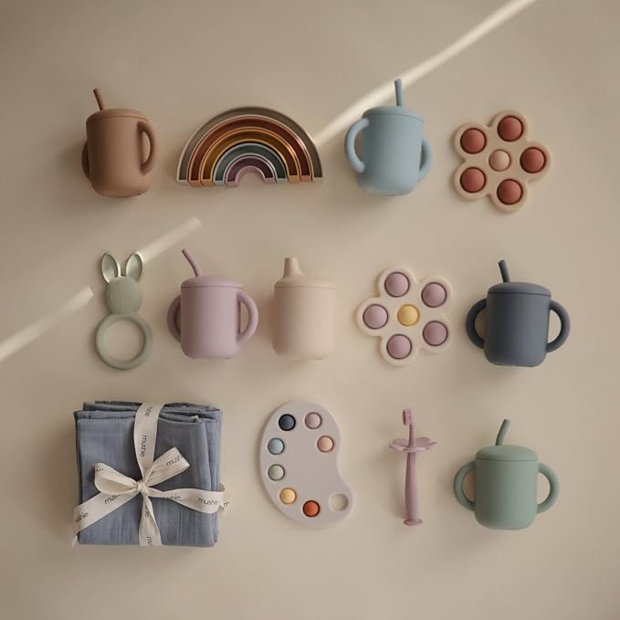 mushie 100% Silicone Baby Sippy Cup | 6 Months+ - Image 5