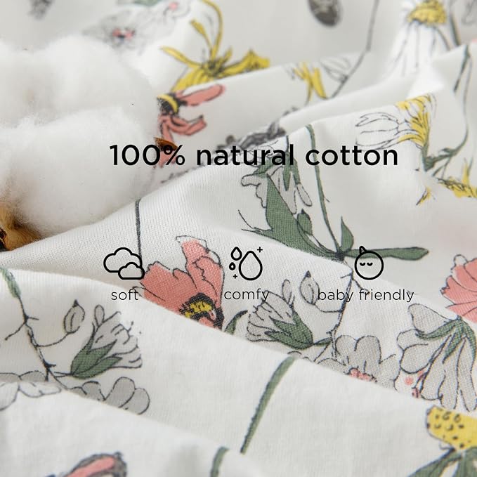 Duomiaomiao 0.5 TOG Toddler Sleep Sack 6-12 Months 100% Cotton Lightweight Baby - Image 4