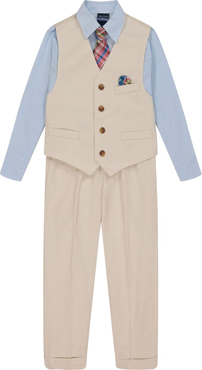 Nautica Boys' 4-Piece Formal Suit Set by Nautica