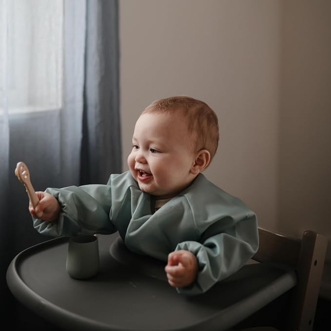 mushie Silicone First Feeding Baby Spoons | 2 Pack - Image 5