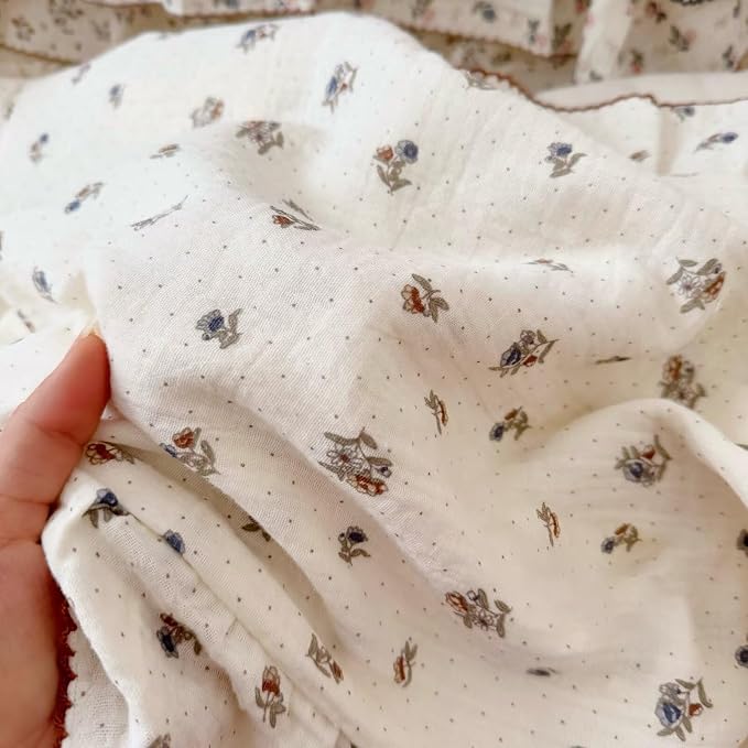 BuLuTu 100% Cotton Muslin Pillow Covers Fit - Image 3